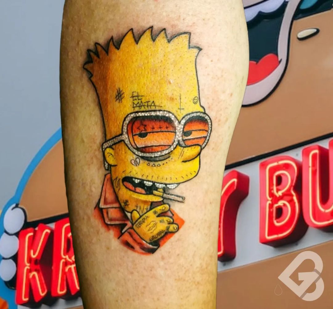 Bart Simpson Tattoo: Ideas, Design, and MeaningBart Simpson Tattoo