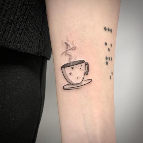 coffee cup tattoo ideas