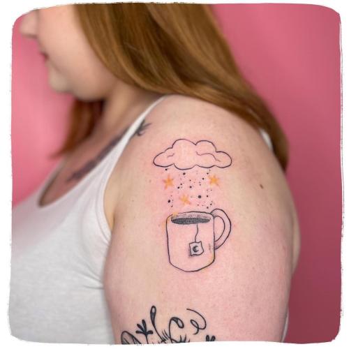 coffee cup tattoo