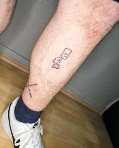bart-simpson-tattoo-ideas-leg